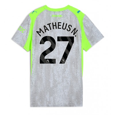 Manchester City Matheus Nunes #27 Tredjedrakt Dame 2025-26 Kortermet Manchester City Matheus Nunes #27 Tredjedrakt Dame 2025-26 Kortermet
